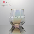 Домашня шестикутня скляна скляна скляна чашка чашка чашка